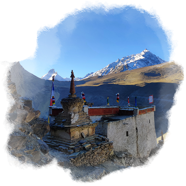 Monument typique de la vallée du Zanskar