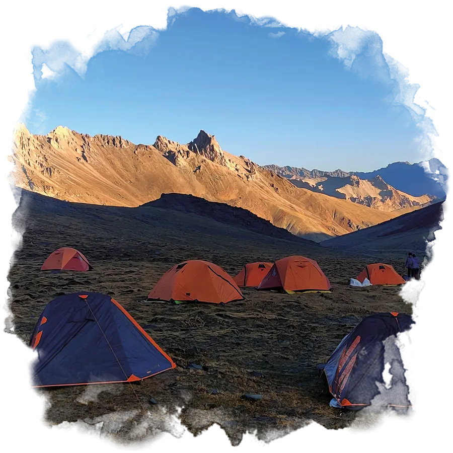 Campement de trekkeur au Zanskar