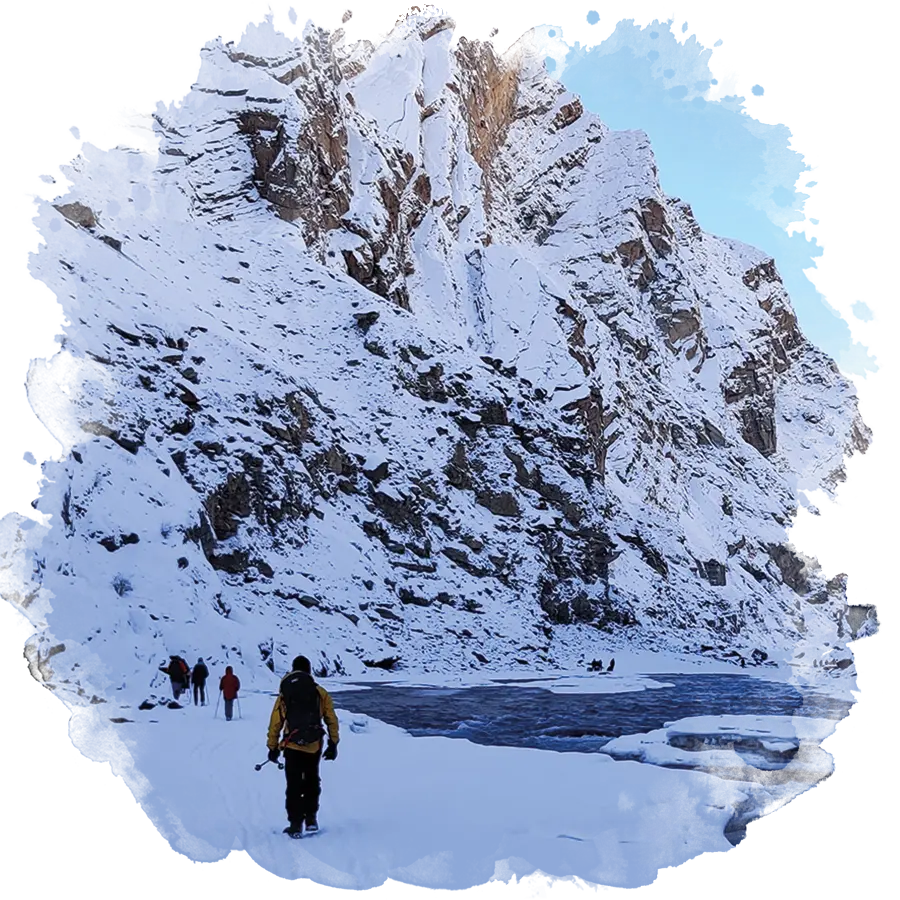 Randonnée hivernale au zanskar